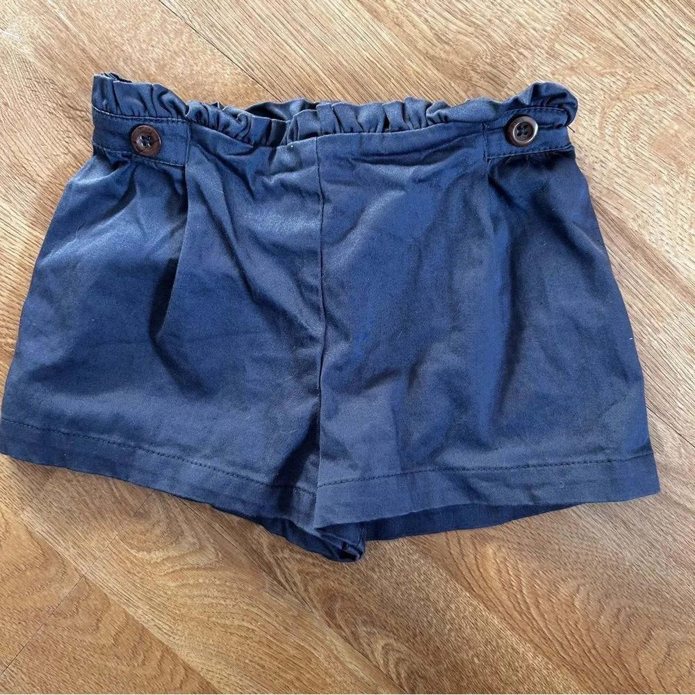 Adorable grey High Waist Shorts for girls